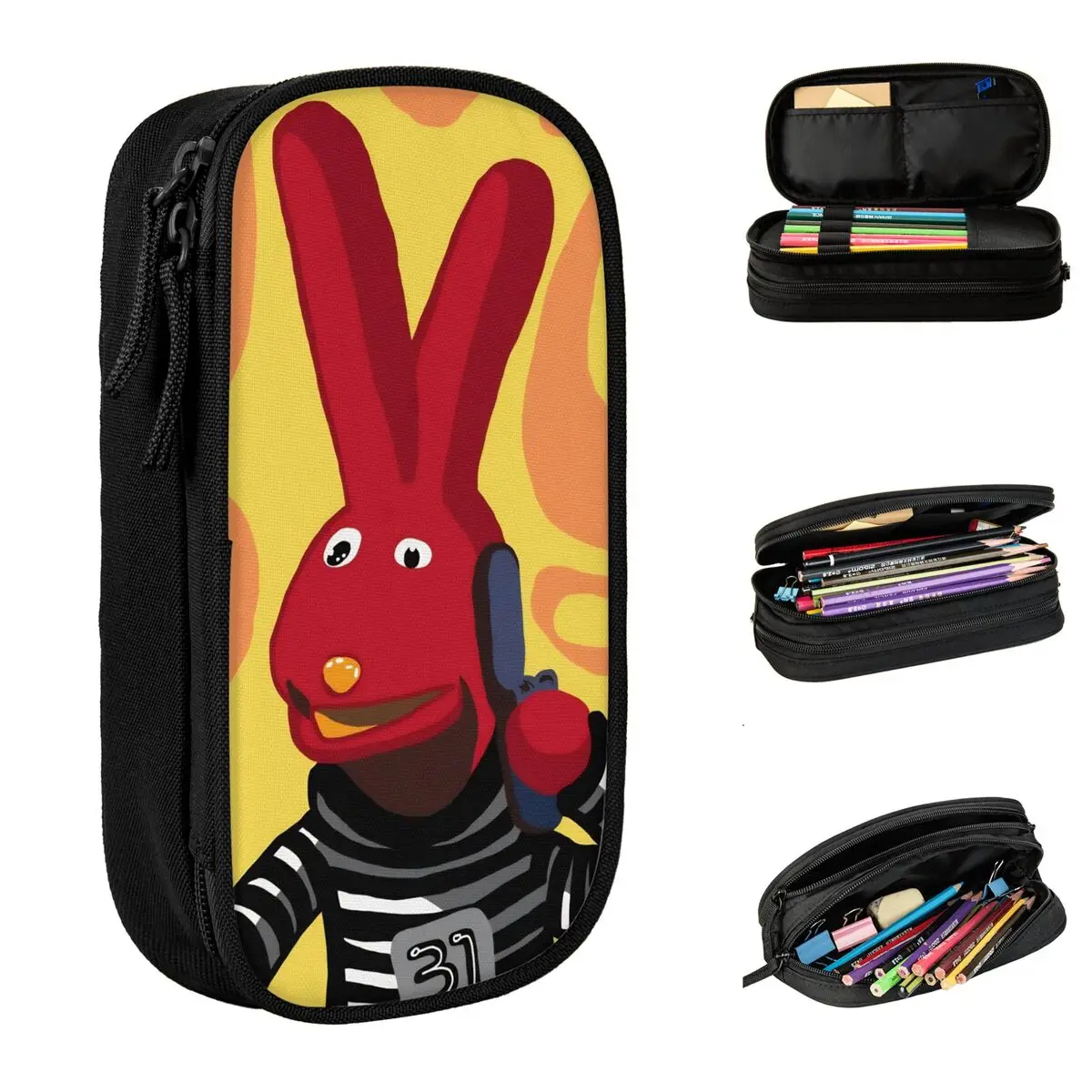 خوان كارلوس بودوك 31 دقيقة مقلمة جديدة تشيلي كوميديا حامل قلم حقيبة طالب تخزين كبير اللوازم المدرسية pencelcases