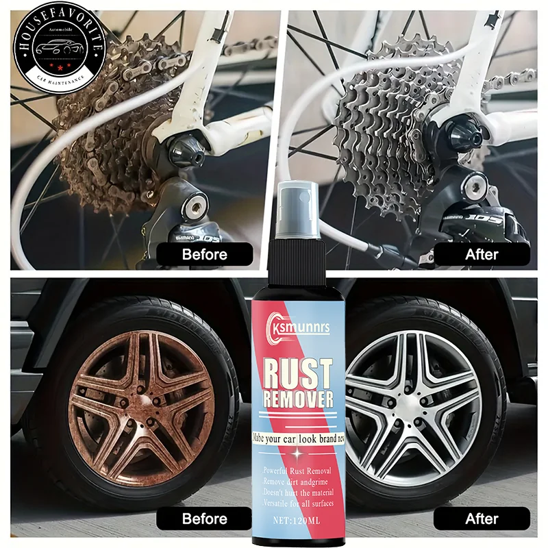 

Очиститель мотоциклов Спрей для удаления ржавчины — эффективная металлическая защита поверхности для автомобилей, велосипедов и домашнего декора — долговечный, велосипед