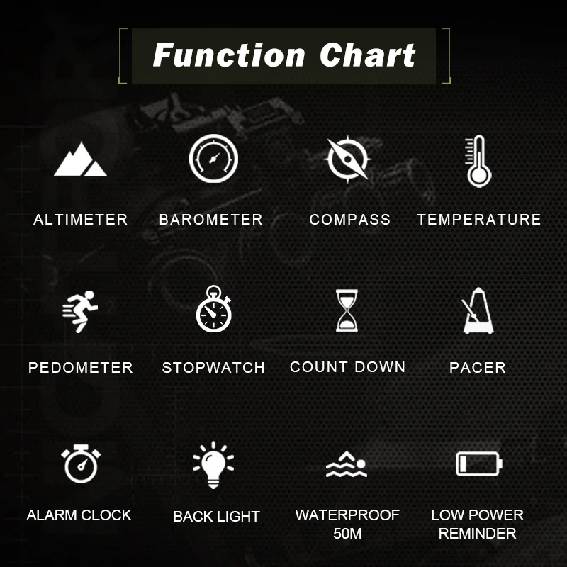 NORTH EDGE APACHE-CF Men Digit - Altimeter Compass Watch ulasan dan harga