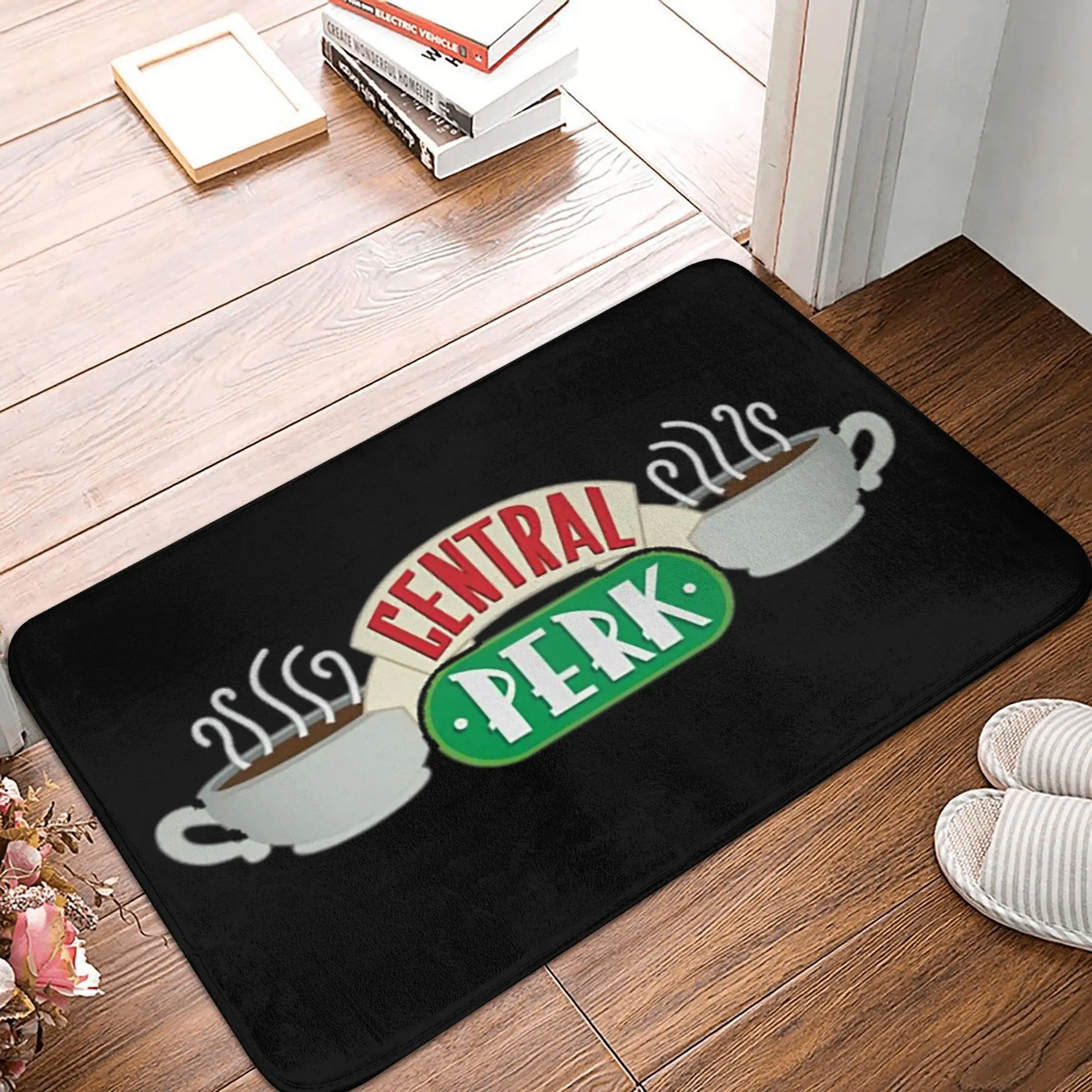 Classic Cotton Central-Perk Friends Tv Show Anti-slip Doormat Floor Mat Dust-proo Carpet Rug for Kitchen Home Footpad Mats