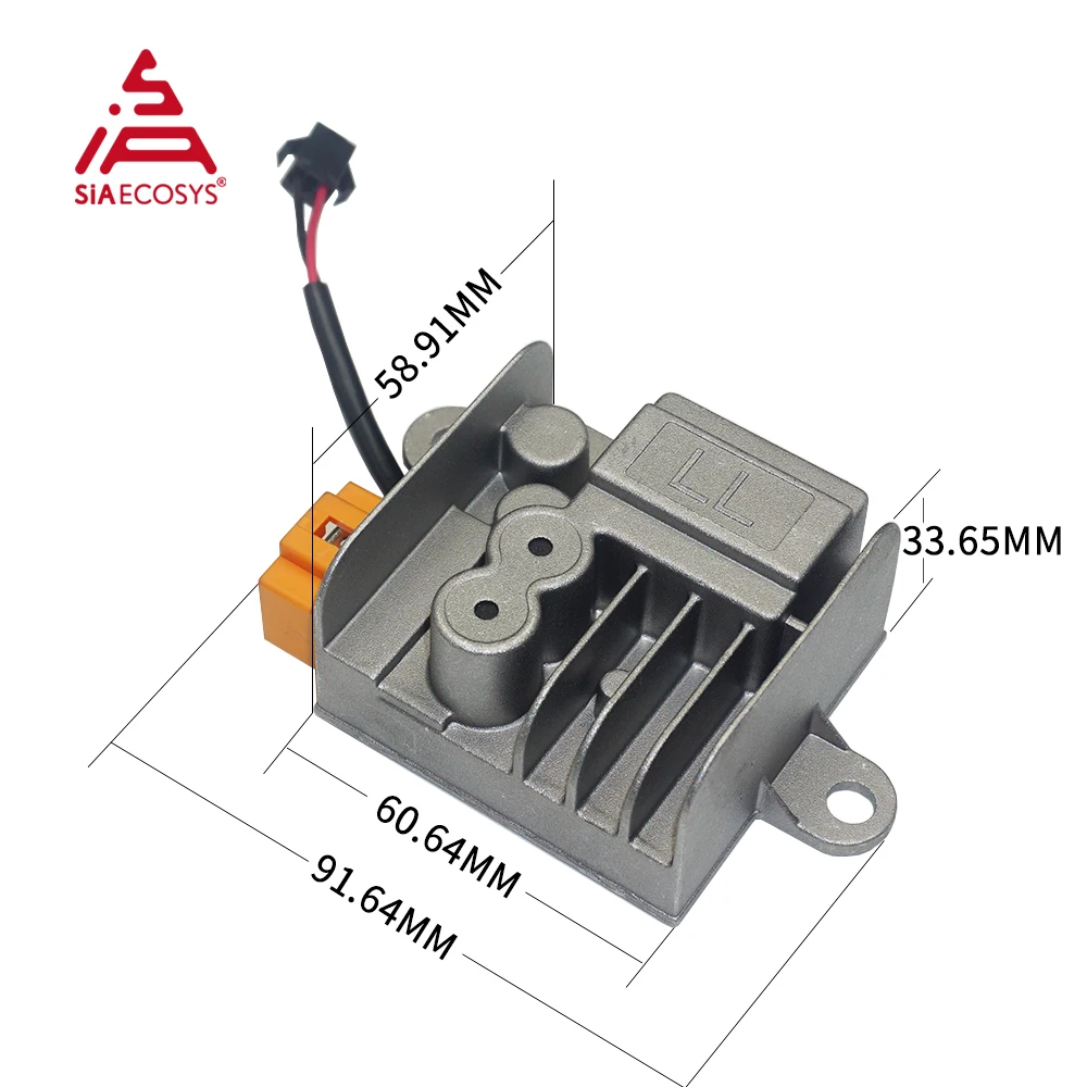 Convertitore CC-CC SiAECOSYS da 60 V/72 V a 12 V 10 A con cavo di uscita 5 V1 A