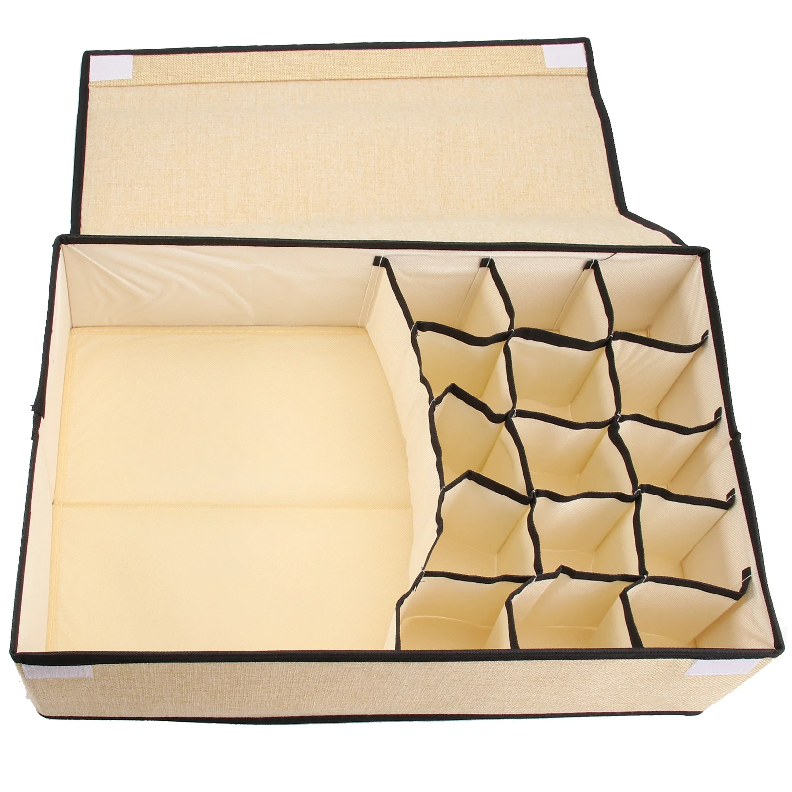 

Organizer Box Drawer Storage For Bras Underwear Box Bras Socks With Cover Dustproof Washable Mesh Container