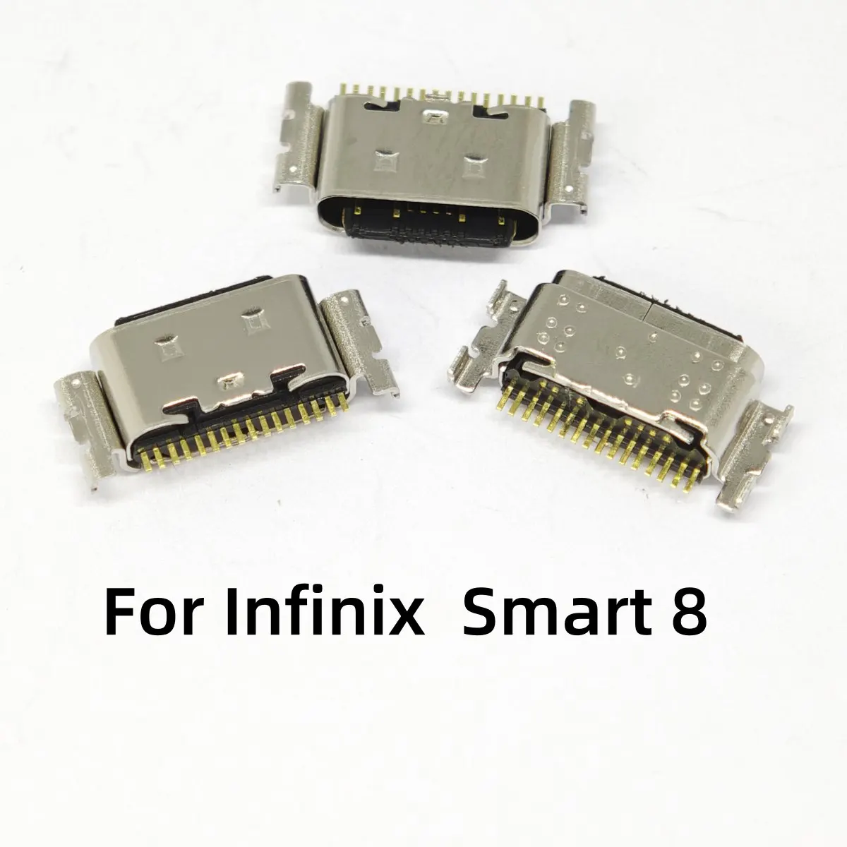 5-50PCS For Infinix Smart 8 X6525 USB Charging Pin Port Dock Plug Charger Connector Socket Repair Parts