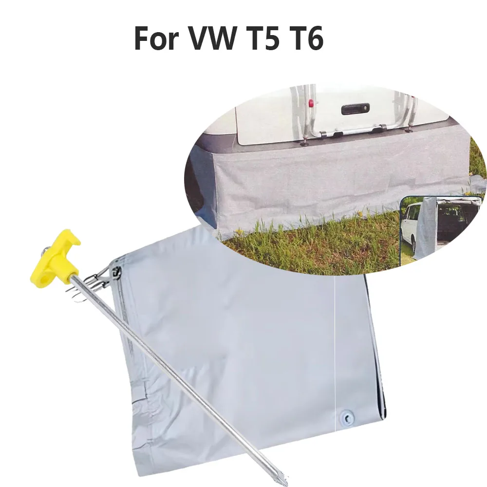 

Draught Skirt for VW T5 T6 Campervan Rear Tailgate Bottom Fence RV Wind Break Skirting SWB for Rear Door 1 Set