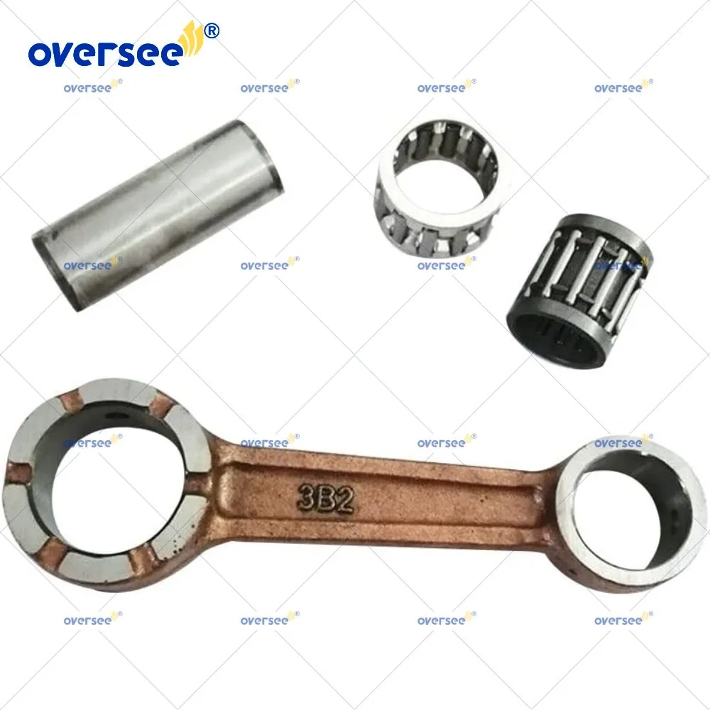 

Комплект шатунов 3B2-00040 для подвесных лодочных моторов Tohatsu 2T 9.8HP, 8HP, 6HP и Hangkai 9.8HP 3B2-00040-0