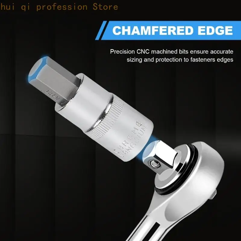 1/2 Drive Bit-Werkzeugsatz, 12-teiliges Set mit blauem Koffer, perfekt für Reparaturarbeiten H8WE – Detail 2