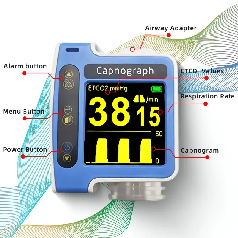 Small EtC02 Monitoring Device Mainstream EtCO2 Sensor