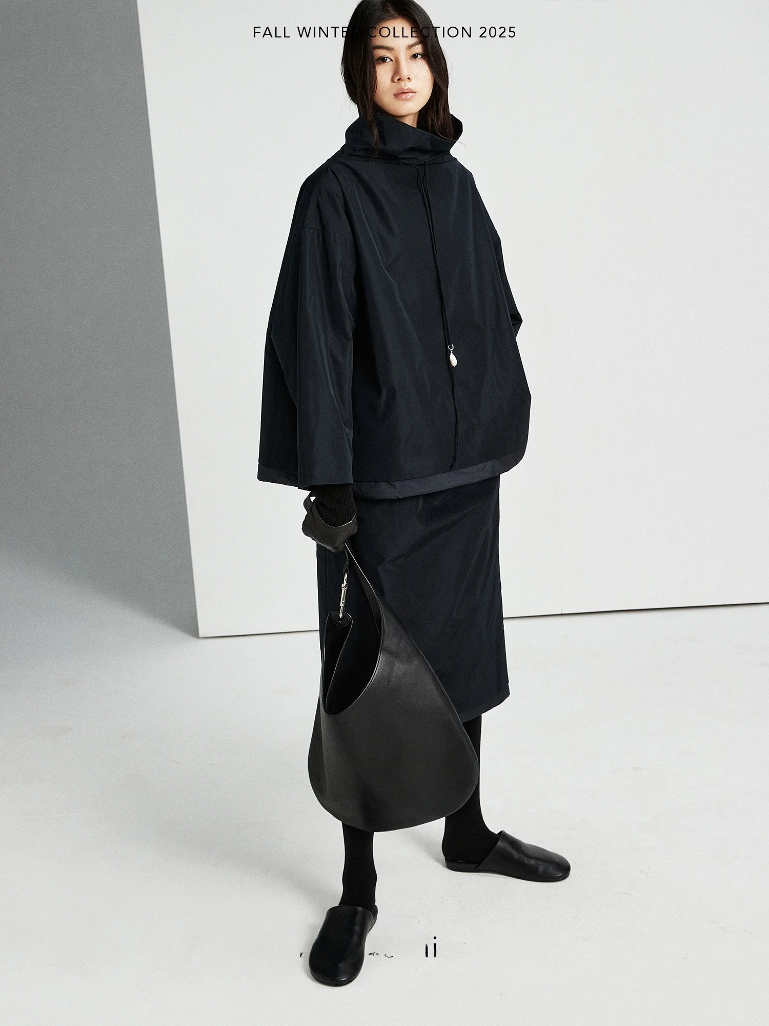 

Комплект из легкого хлопкового свитшота и юбки-накидки MRS Studios для женщин