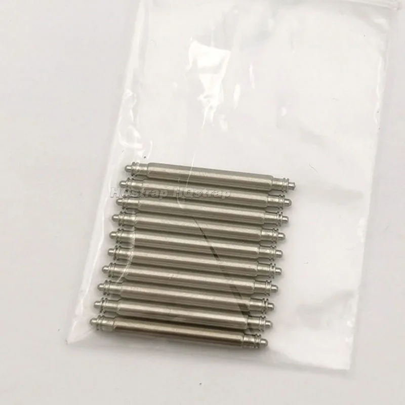 Пружинные стержни из нержавеющей стали диаметром 2,5 мм для Seiko 20 мм 22 мм Пружинные стержни для ремешка часов 10 шт. металлические шпильки инструмент для ремонта