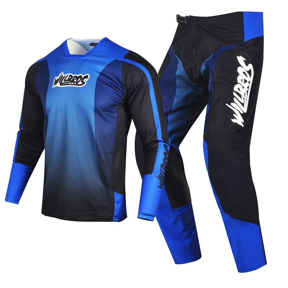 Willbros MX Motocross Jersey and Pants Set Offroad Dirt Bike Mountain Enduro MTB Men's Gear Combo 360 Racing Suit view 4