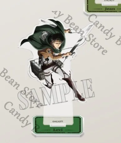 Figura de Acrílico Coleccionable de Ataque a los Titanes: Levi Ackerman, Erwin Smith, Hange Zoe, para Cosplay, Regalo