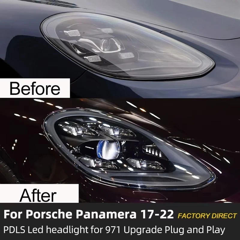 Car Lamp 2017 2019 2020 2021 971 Standard Lights Upgrade to 2023 matrix Pdls LED Headlights for  971