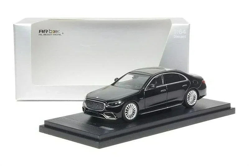 

AR Box 1:64 S-Class W223 S63 E Performance 2023 Obsidian black Die-Cast Car Model Collection Miniature
