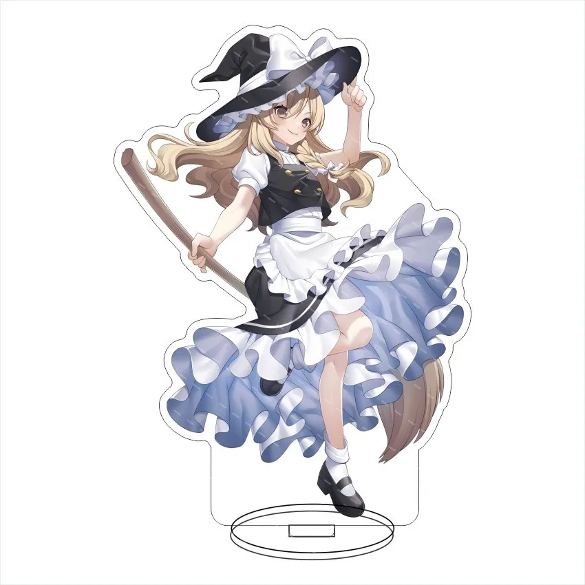 16CM Anime Game Figure Touhou Project‌ Hakurei Reimu Kirisame Marisa Konpaku Youmu Yakumo Yukari Cos Acrylic Stand Ornament Gift view 5
