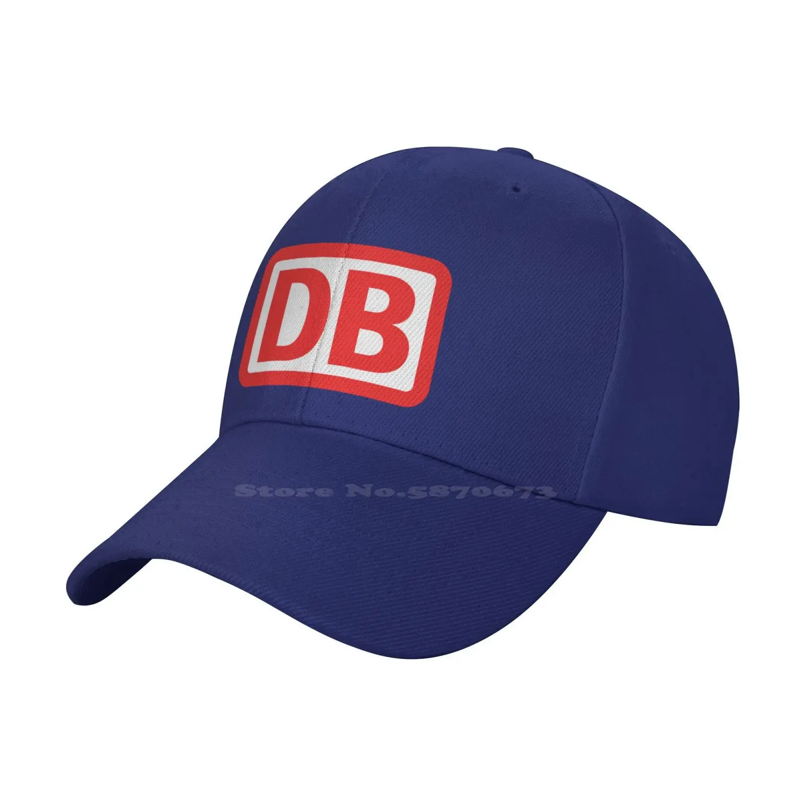 Db、deutsche bahn最高品質のロゴデニムキャップ野球帽ニット帽
