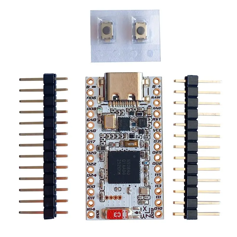 Ingenious-NRF52840 ICM45686+QMC6309 Module Compatible For Supermini/Pro Micro, Made For Slimevr Trackers And Keyboards