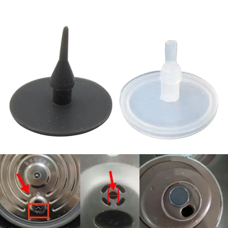 Universal Rice Cooker Steam Valve Accessory 2/5/10pcs Food Grade Silicone Leak Proof for Home Daily Cooking Use