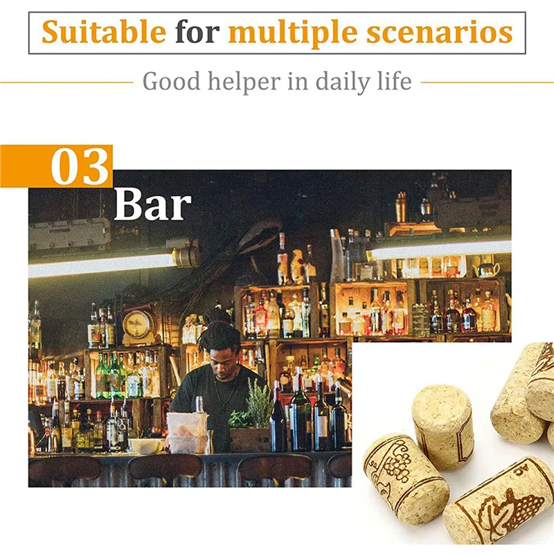 PZHI-3X Wine Corks, Wooden Cork Wine Bottles Cork For Natural Corks Cork For Wooden Wine Corks For DIY, Decoration Hobbies