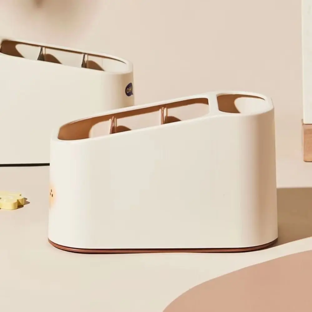 Cartoon Cute Pen Holder Multi-function High Quality Stationery Storage Box Plastic Large Capacity Desktop Organizer Dormitory