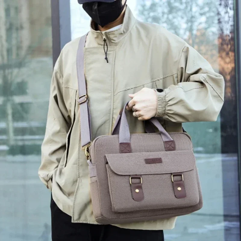 Bolsa multifuncional para laptop, sólida resistente ao desgaste, anti risco, pastas concisas clássicas, novo estilo, venda quente, 2022