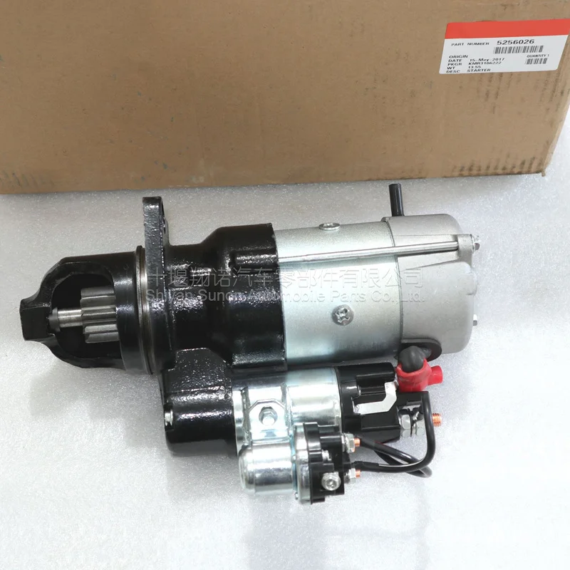 Factory Supply ISDe Engine Starter Motor 5256026 For Dongfeng Truck