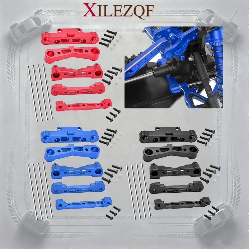 Ensemble de mise à niveau des supports de suspension avant et arrière en alliage d'aluminium pour Arrma 1/8 Kraton Notorious Typhon Outcast 1/7 Felony Infraction RC