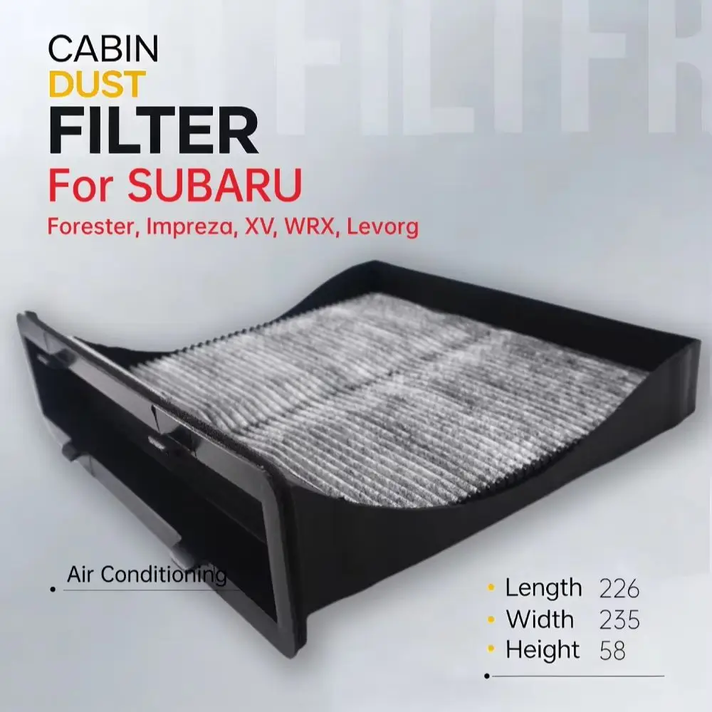 Filtro de cabine de carbono ativado WESTGUARD para Subaru, SH, SJ, Impacto, GP,GR,GH,G3,GE,GV, SUBARU, XV, 1,6, 2,0, 72880-FG000, CU22004, MK9800