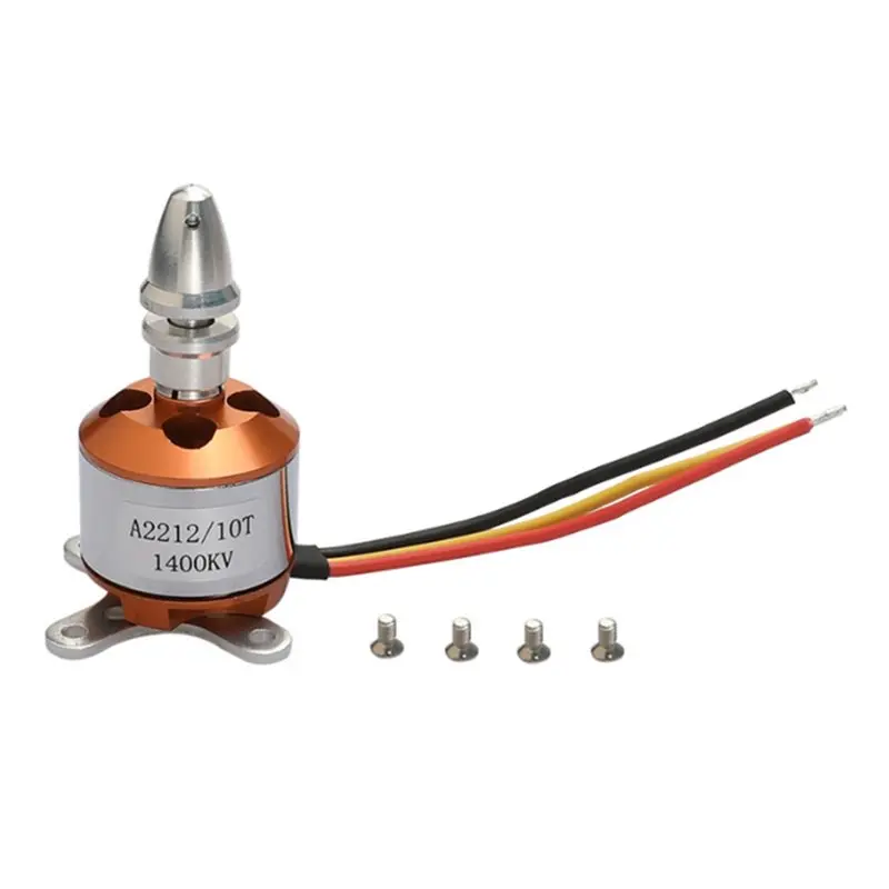 【EXCLUSIVE!】For RC For RC Aircraft Plane Multi-Copter Brushless Outrunner Motor- A 2212 1400KV Brushless Motor Accessory Set