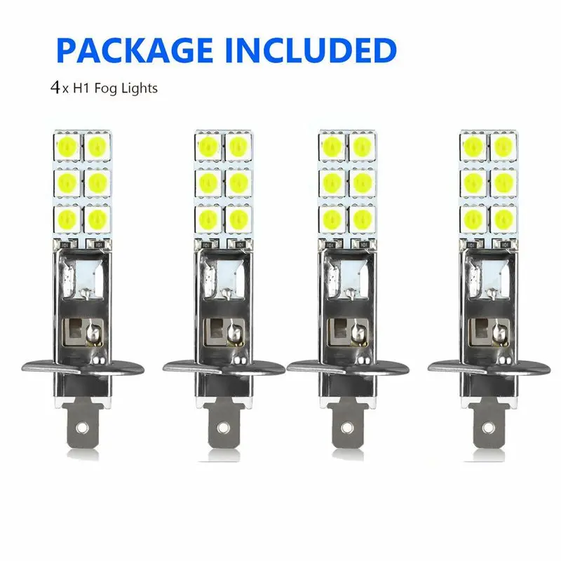 Firmly 16PCS H1 6000K Super White 80W LED Headlight Bulbs Kit Fog Driving Light