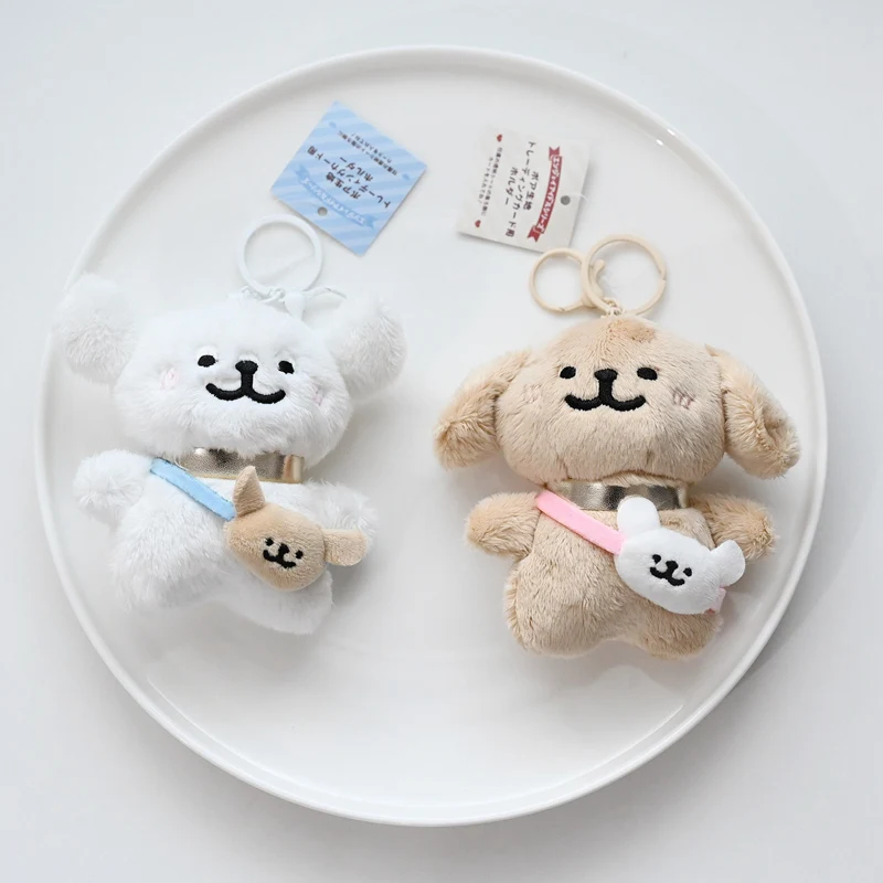 귀여운 한국 말티즈 강아지 봉제 인형 부드러운 인형 만화 강아지 어린이 남아 여아 생일 선물