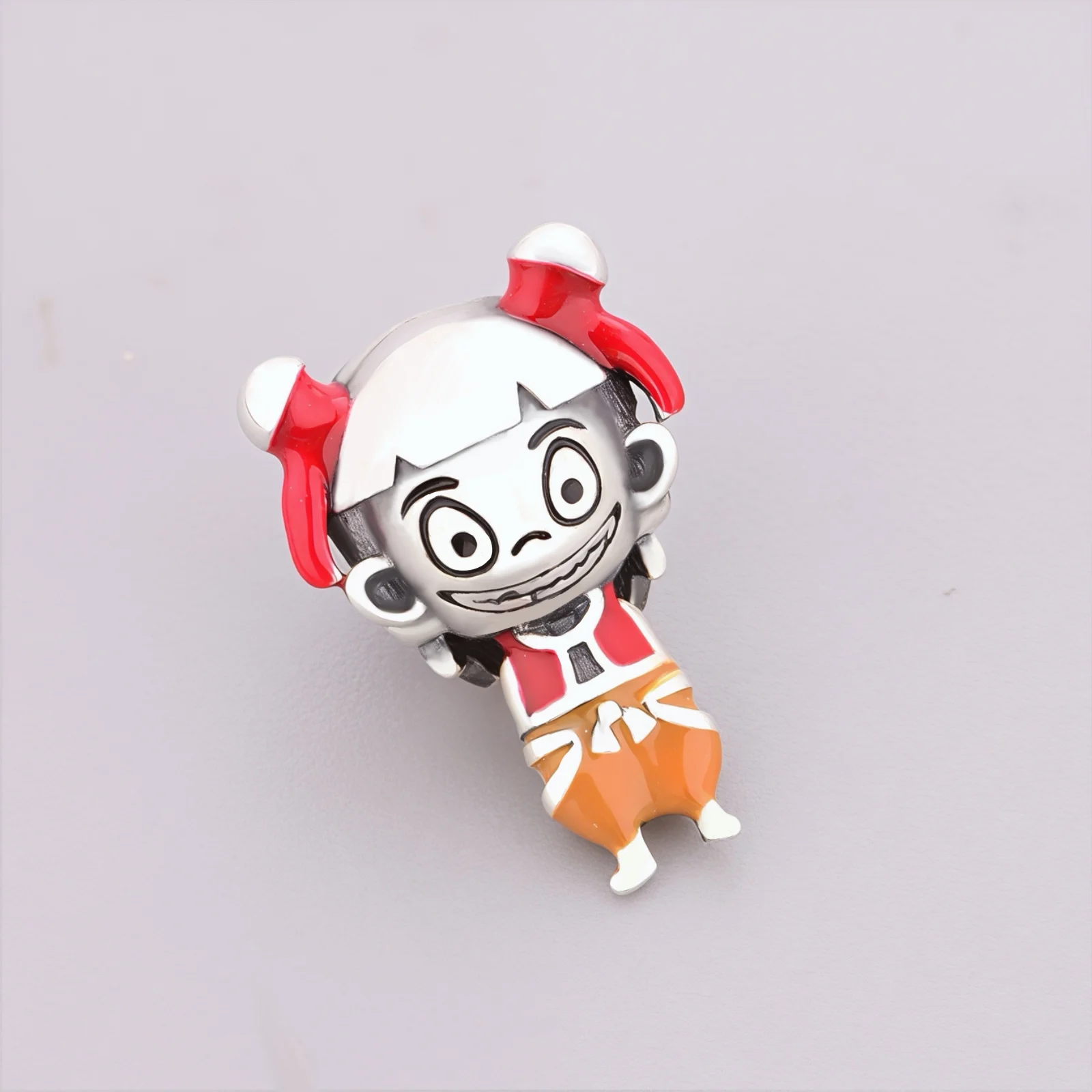 Fit Original Pan Charms Bracelet 925 Silver Dragon Poker Carp Nezha Nurse Raccoon Japan Lucky Cat Beads For Making Berloque DIY