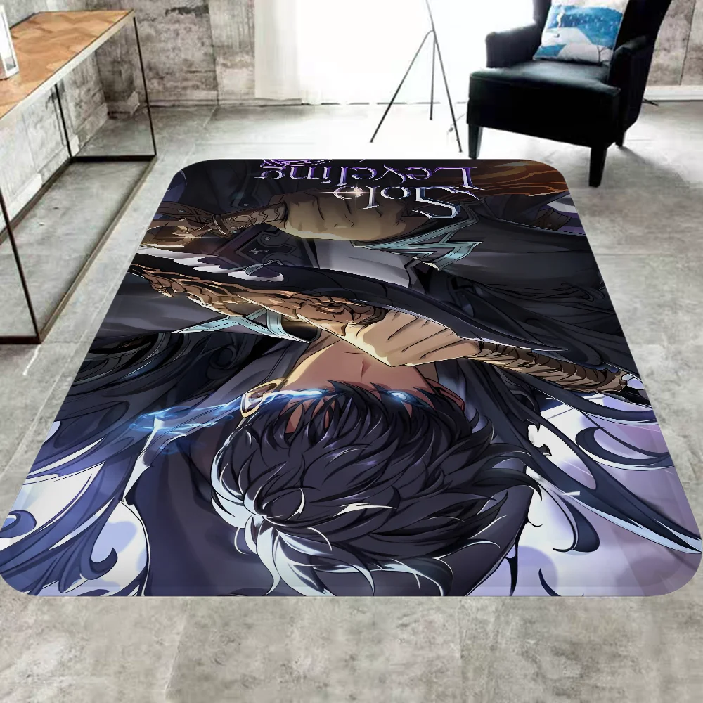 Solo Leveling Room Mats Cheaper Anti-slip Modern Living Room Balcony Printed Household Carpets