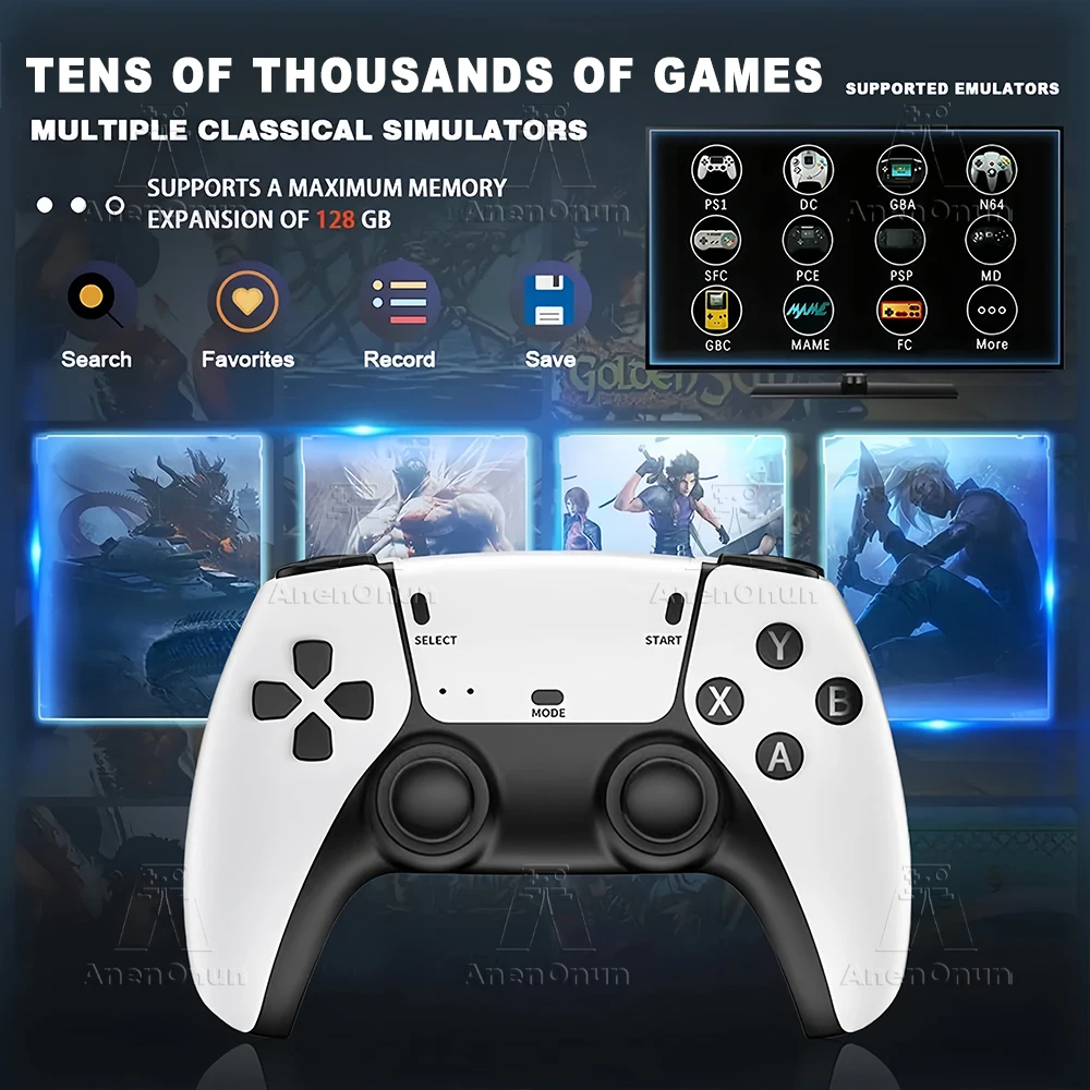 4K Game Stick Ingebouwde 30000+ Games 18 Emulator Hoge Prestaties TV Video Game Console Hoge Kwaliteit Emuelec Retro Gaming Machine