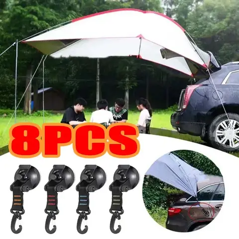 흡입 컵 후크 유리 후크와 강력한 자동차 텐트 버클 캠핑 액세서리 등산 버클 forTravel 하이킹 흡입 컵