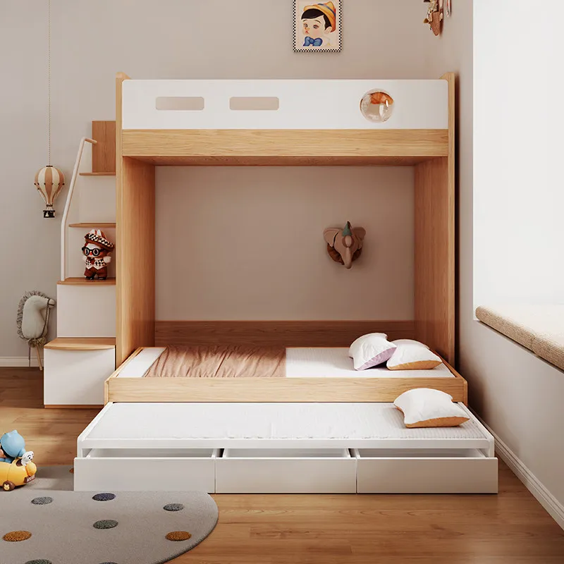 Customizable children's desk integrated bed and table combination multi-function