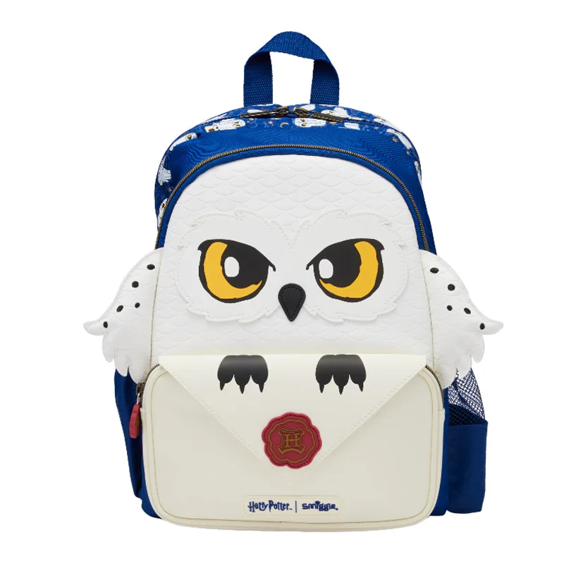 Genuine Australia Smiggle Owl School Bag Elementary School Student Cartoon Backpack Large Capacity Backpack Cartoon Tritan Box