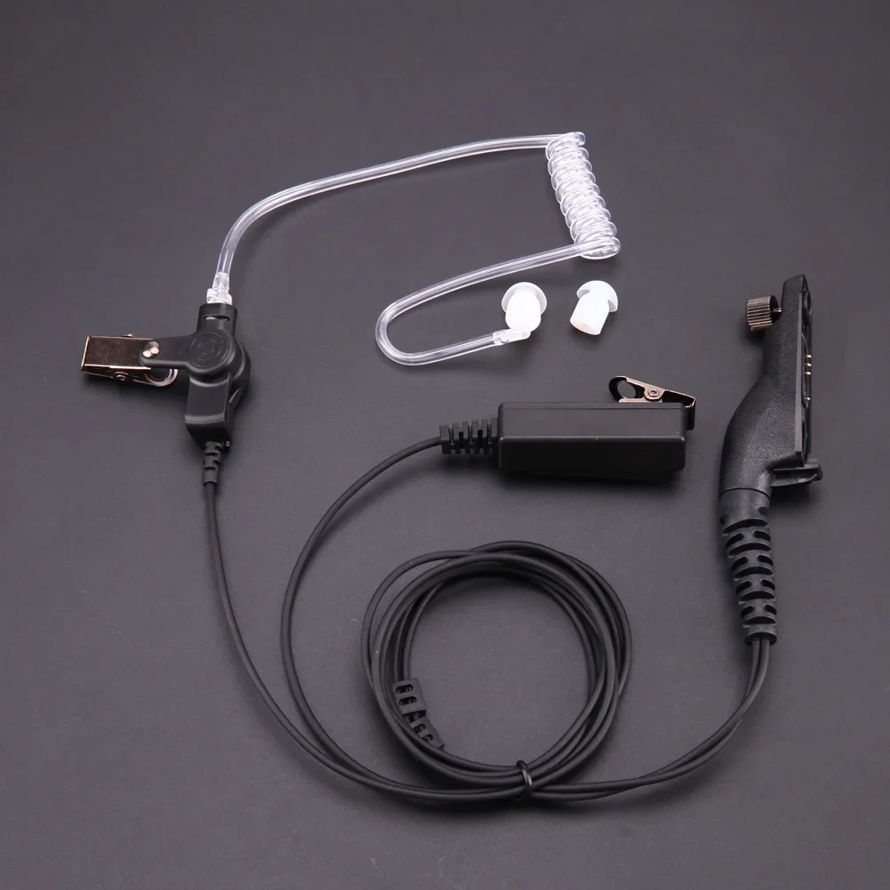 Air Acoustic Tube Earpiece PTT Microphone Headset Radiation-proof Walkie Talkie Earphone For Motorola XPR XiR DP APX Series