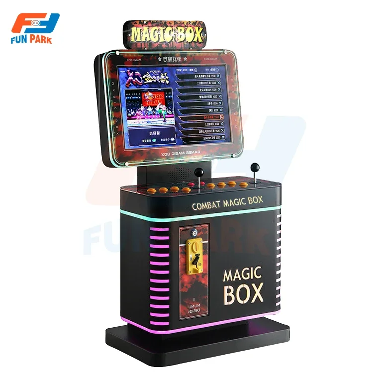 Coin Operated Video Gaming Pandora Mini Fighting Arcade Games Machines With Chair For Shopping Mall