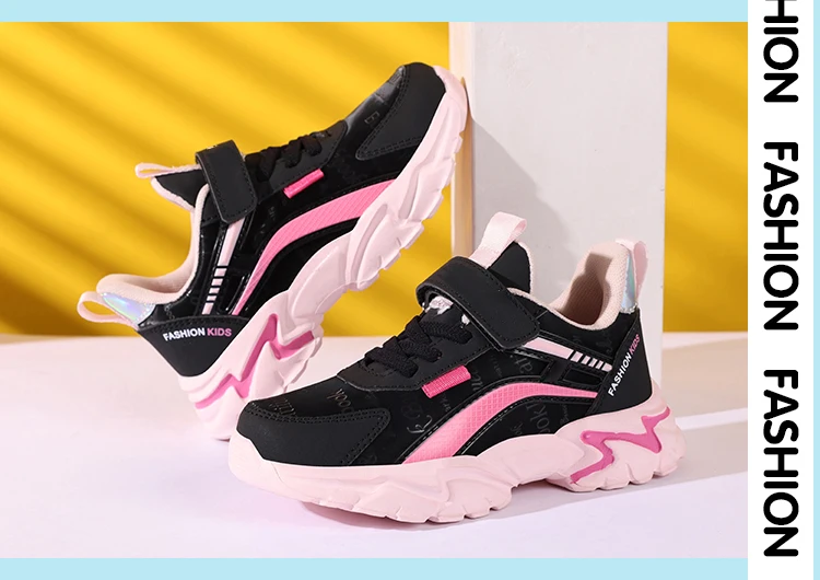 Kinder Casual Rosa Mädchen Lederschuhe Mode Für 7-15y Leichte Laufen Junge Studenten Kinder Sport Mädchen Schuh NBGAGA – Detail 6