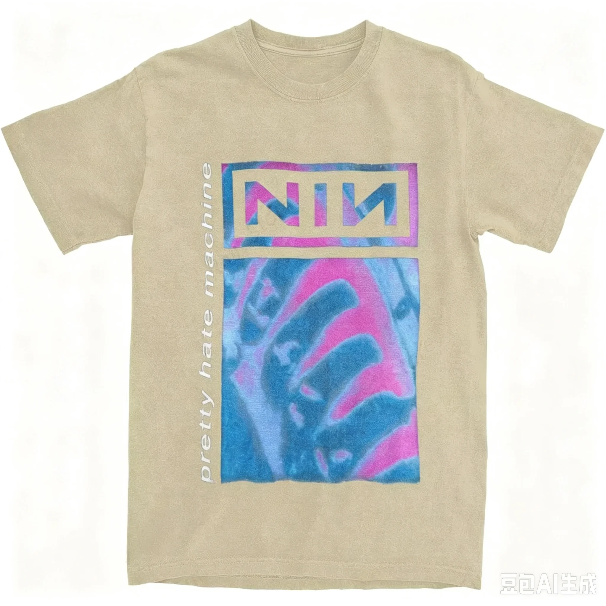 2026 Neue Herren- und Damen-T-Shirts NIN Nine Inch Nails Bekleidung Erstaunliches Reines Baumwoll-T-Shirt Pretty Hate Machine Top Tee Kleidung Einzigartig – Detail 5