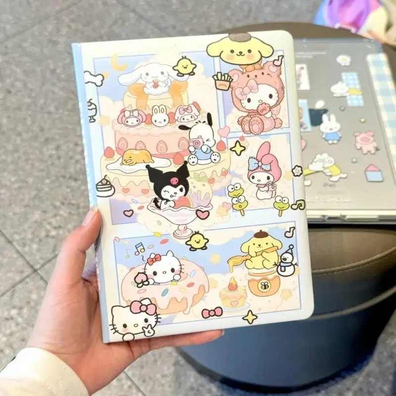 Hello Kitty โน้ตบุ๊คนักเรียนเด็กการ์ตูนหน้าสีหนาสมุดบันทึกการเรียนรู้เครื่องเขียนเริ่มต้นของโรงเรียนของขวัญ