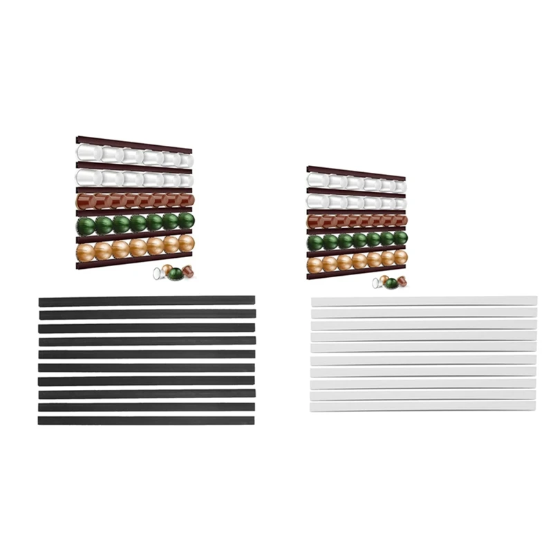 ABXF-10Pcs ل نسبرسو الأخضر الجبل سوليمو حامل كبسولات القهوة ل كبسولات القهوة مقهى القرون الرف كبسولة تخزين رفوف