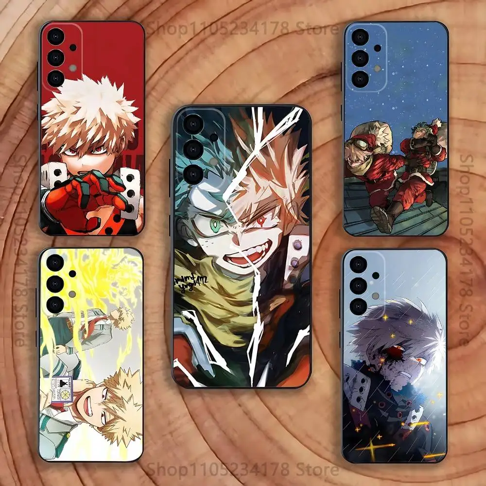 

Bakugo My Hero Academia Phone Case for Samsung S24 S22 S25 Ultra S9 S20 FE S23 Plus S10 S21 Shockproof Funda Cover