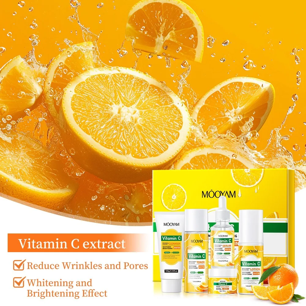 

Vitamin C Moisturizing Anti-Wrinkle Skincare Set - Firming, Lifting Hydrating Face Kit for All Skin Types Beauty care product