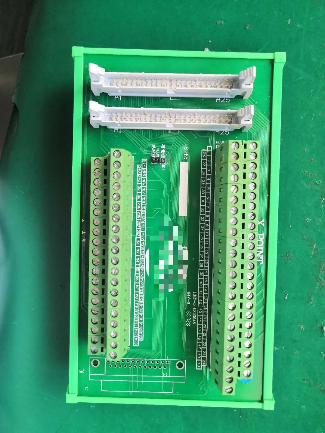 

50 Pin Terminal Board Double Row Two Socket Splitter Can Be Customized with Different Parameter Categories