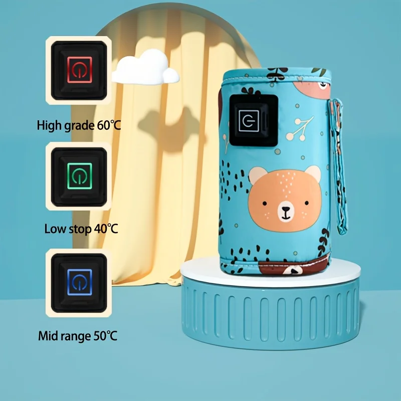 USB 전원 휴대용 병 워머, 여행용 유모차 보온 가방, 수유병 히터, 휴대용 병 급식 워머, 크리스