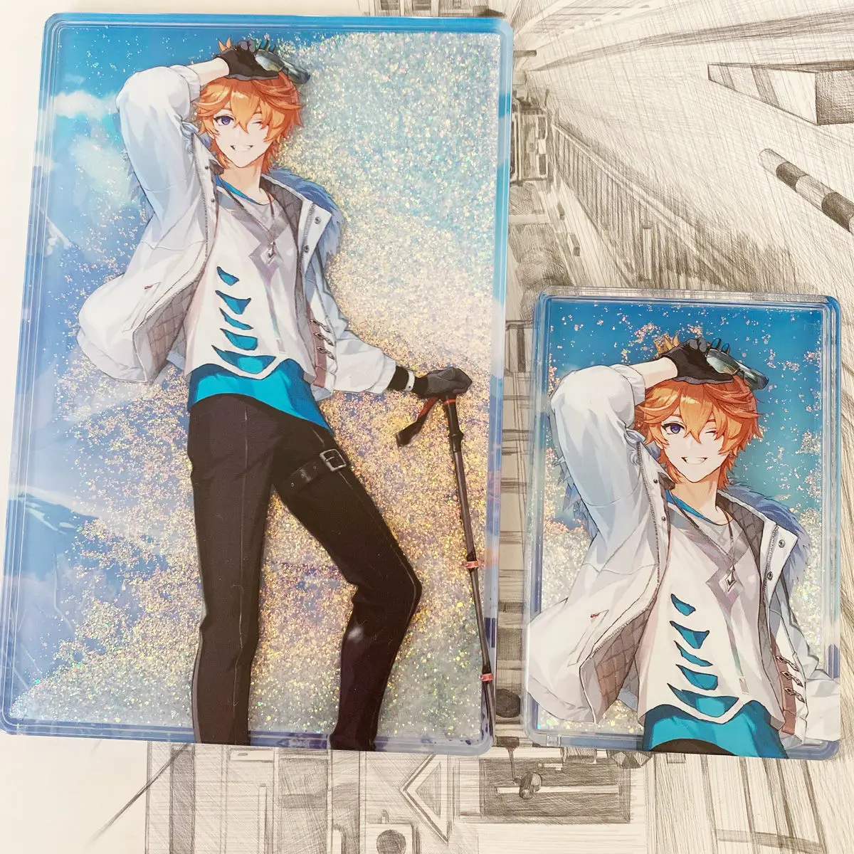 

DIY Аниме игра GS Impact Merch tataglia Farewell of Snezhnaya Quicksand маджонг акриловые фотоподарки на заказ