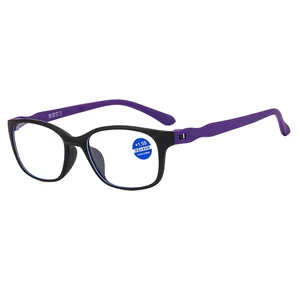 Acetatrahmen Anti-Brilho-Objektive, blaue Lichtfilter, Schließung der Lesebrille, Männer mit Diopter plus Brille, Frauenoptische Brille 7 Hauptverkaufstopf verwendet loppy Plüsch - №2