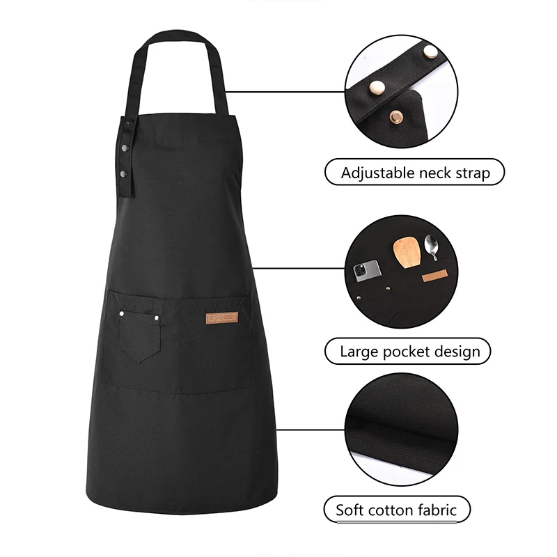Waterproof and Stain-Resistant Apron for Chef waiter Painter Gardener Floral Designer Flower shop Cafes Beauty Nails Grill Bar