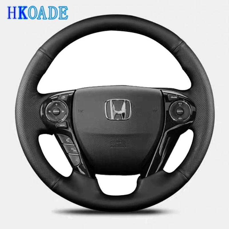 Customize DIY Microfiber Leather Car Steering Wheel Cover For Honda Accord 9 2013-2017 Odyssey 2013-2015 Crosstour 2013-2015